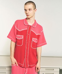 PHINGERIN（フィンガリン）の「PHINGERIN / フィンガリン SUMMER PG1 WESTERN SHIRT サマーピージーワン ウエスタンシャツ 半袖ニットシャツ（シャツ/ブラウス）」