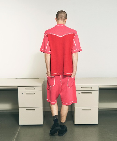 PHINGERIN(フィンガリン)の「PHINGERIN / フィンガリン SUMMER PG1 WESTERN SHIRT サマーピージーワン ウエスタンシャツ 半袖ニットシャツ(シャツ/ブラウス・メンズ・レッド/ネイビー・MEDIUM)」の18枚目の写真