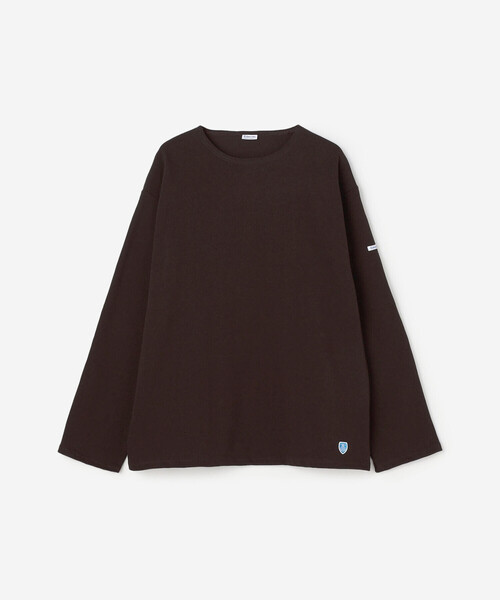 ORCIVAL(オーシバル)の「ORCIVAL | コットンロード クルーネック ワイドフレンチバスクTシャツ MEN(Tシャツ/カットソー・メンズ・パープル/ホワイト系その他5/ブルー系その他5/ダークブラウン/グレー系その他/ブラウン系その他/パープル系その他/ブラック・3/5/4)」の5枚目の写真