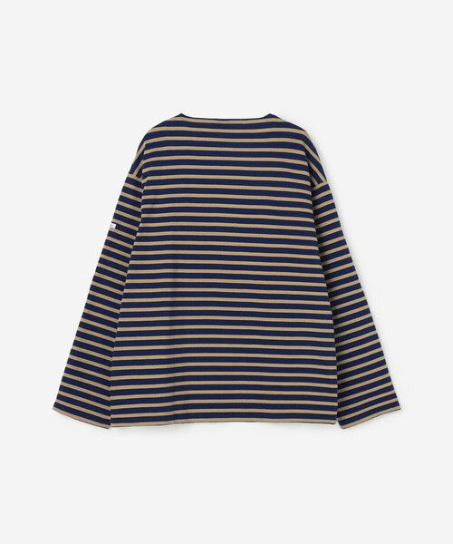 ORCIVAL(オーシバル)の「ORCIVAL | コットンロード クルーネック ワイドフレンチバスクTシャツ MEN(Tシャツ/カットソー・メンズ・パープル/ホワイト系その他5/ブルー系その他5/ダークブラウン/グレー系その他/ブラウン系その他/パープル系その他/ブラック・3/5/4)」の19枚目の写真