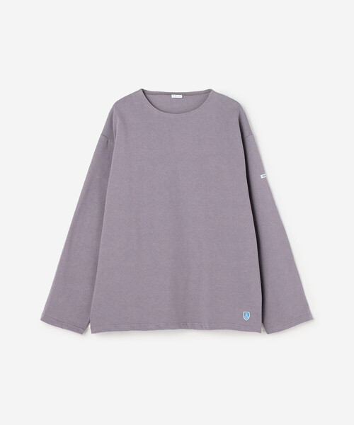 ORCIVAL(オーシバル)の「ORCIVAL | コットンロード クルーネック ワイドフレンチバスクTシャツ MEN(Tシャツ/カットソー・メンズ・パープル/ホワイト系その他5/ブルー系その他5/ダークブラウン/グレー系その他/ブラウン系その他/パープル系その他/ブラック・3/5/4)」の10枚目の写真