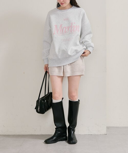 mystic(ミスティック)の「【ZOZO限定REVIVAL】26AWプレート付きニットパンツ(その他パンツ・レディース・グレー/アイボリー/ベージュ・FREE)」の6枚目の写真