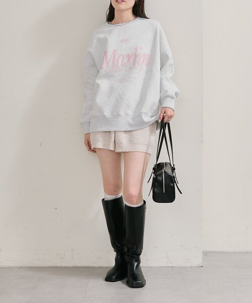 mystic(ミスティック)の「【ZOZO限定REVIVAL】26AWプレート付きニットパンツ(その他パンツ・レディース・グレー/アイボリー/ベージュ・FREE)」の9枚目の写真