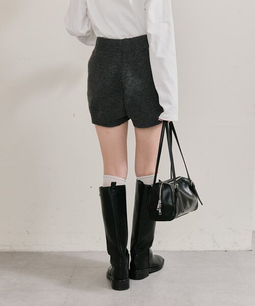 mystic(ミスティック)の「【ZOZO限定REVIVAL】26AWプレート付きニットパンツ(その他パンツ・レディース・グレー/アイボリー/ベージュ・FREE)」の20枚目の写真