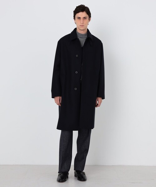 TOMORROWLAND （トゥモローランド）の「【WEB先行予約・別注】MACKINTOSH DUNKELD MODERN FIT EX ウールメルトン ステンカラーコート（ステンカラーコート・メンズ・ダークブラウン/ブラック/ネイビー・38/40/36）」の18枚目の写真