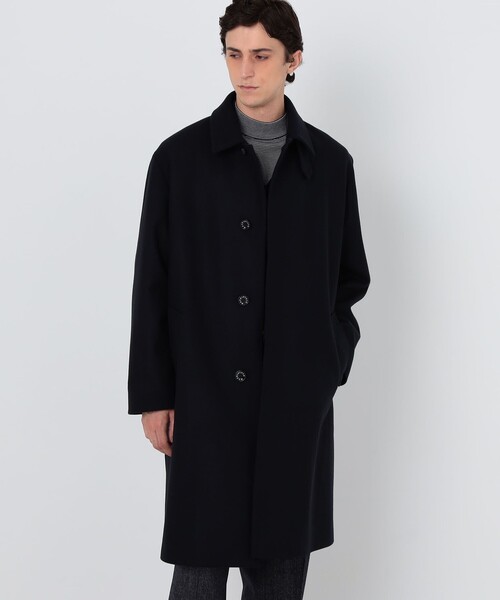 TOMORROWLAND （トゥモローランド）の「【WEB先行予約・別注】MACKINTOSH DUNKELD MODERN FIT EX ウールメルトン ステンカラーコート（ステンカラーコート・メンズ・ダークブラウン/ブラック/ネイビー・38/40/36）」の17枚目の写真