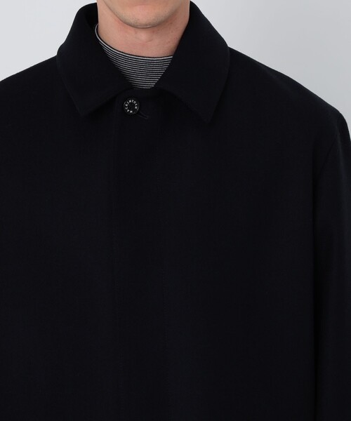 TOMORROWLAND （トゥモローランド）の「【WEB先行予約・別注】MACKINTOSH DUNKELD MODERN FIT EX ウールメルトン ステンカラーコート（ステンカラーコート・メンズ・ダークブラウン/ブラック/ネイビー・38/40/36）」の7枚目の写真
