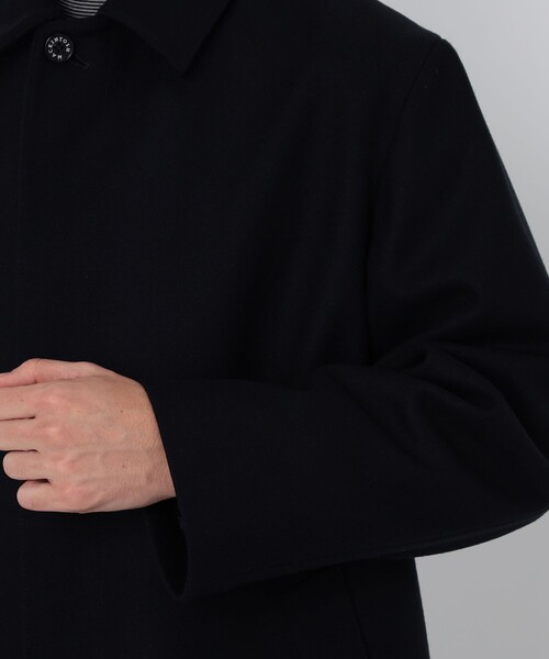 TOMORROWLAND （トゥモローランド）の「【WEB先行予約・別注】MACKINTOSH DUNKELD MODERN FIT EX ウールメルトン ステンカラーコート（ステンカラーコート・メンズ・ダークブラウン/ブラック/ネイビー・38/40/36）」の8枚目の写真