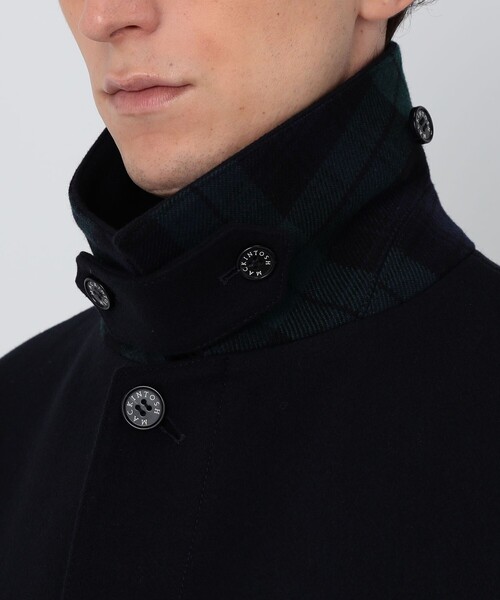TOMORROWLAND （トゥモローランド）の「【WEB先行予約・別注】MACKINTOSH DUNKELD MODERN FIT EX ウールメルトン ステンカラーコート（ステンカラーコート・メンズ・ダークブラウン/ブラック/ネイビー・38/40/36）」の11枚目の写真