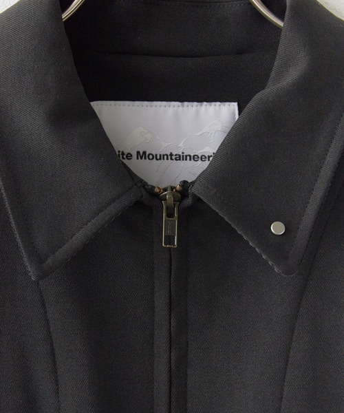 WHITE MOUNTAINEERING(ホワイトマウンテニアリング)の「White Mountaineering/ホワイトマウンテニアリング × Dickies /ディッキーズ WINDSTOPPER SHORT BLOUSON 防風 透湿 耐水 アウター ダブルジップ 襟付き シンプル ウール調 メンズ レディース 2026年 秋 秋服 冬 冬服(ブルゾン・メンズ・ブラック・1/2/3)」の4枚目の写真