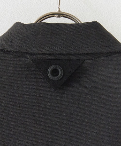 WHITE MOUNTAINEERING(ホワイトマウンテニアリング)の「White Mountaineering/ホワイトマウンテニアリング × Dickies /ディッキーズ WINDSTOPPER SHORT BLOUSON 防風 透湿 耐水 アウター ダブルジップ 襟付き シンプル ウール調 メンズ レディース 2026年 秋 秋服 冬 冬服(ブルゾン・メンズ・ブラック・1/2/3)」の9枚目の写真