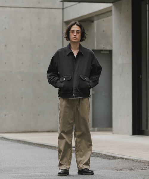 WHITE MOUNTAINEERING(ホワイトマウンテニアリング)の「White Mountaineering/ホワイトマウンテニアリング × Dickies /ディッキーズ WINDSTOPPER SHORT BLOUSON 防風 透湿 耐水 アウター ダブルジップ 襟付き シンプル ウール調 メンズ レディース 2026年 秋 秋服 冬 冬服(ブルゾン・メンズ・ブラック・1/2/3)」の11枚目の写真