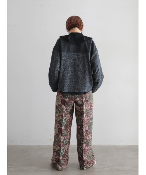 FIL DE FER（フィルデフェール）の「【予約】ビッグフラワーJQ　イージーパンツ（その他パンツ・レディース・ベージュ/ボルドー・FREE）」の14枚目の写真