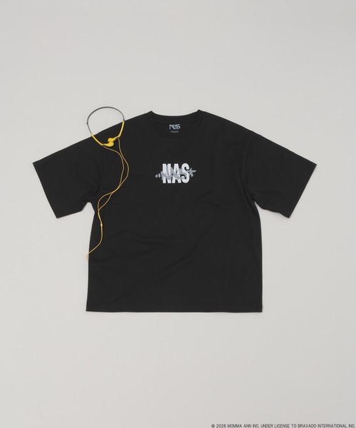 BAYFLOW（ベイフロー）の「【Nas】アートグラフィックTEE [一部店舗・WEB限定]（Tシャツ/カットソー・メンズ・ブラック/ホワイト/ベージュ・SMALL/MEDIUM/LARGE）」の3枚目の写真