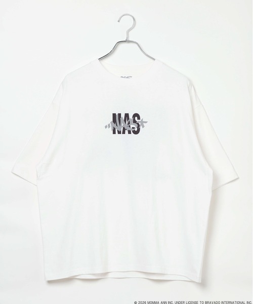 BAYFLOW（ベイフロー）の「【Nas】アートグラフィックTEE [一部店舗・WEB限定]（Tシャツ/カットソー・メンズ・ブラック/ホワイト/ベージュ・SMALL/MEDIUM/LARGE）」の12枚目の写真