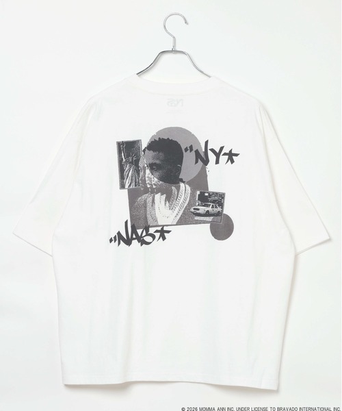 BAYFLOW（ベイフロー）の「【Nas】アートグラフィックTEE [一部店舗・WEB限定]（Tシャツ/カットソー・メンズ・ブラック/ホワイト/ベージュ・SMALL/MEDIUM/LARGE）」の13枚目の写真