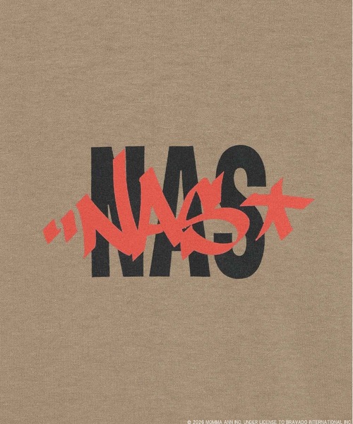BAYFLOW（ベイフロー）の「【Nas】アートグラフィックTEE [一部店舗・WEB限定]（Tシャツ/カットソー・メンズ・ブラック/ホワイト/ベージュ・SMALL/MEDIUM/LARGE）」の6枚目の写真
