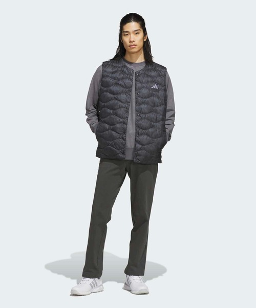 adidas（アディダス）の「クライマウォーム ウーブンベスト【adidas Golf/アディダスゴルフ】（ダウンベスト・メンズ・グレー・LARGE/MEDIUM/SMALL/X-LARGE/XX-LARGE）」の5枚目の写真