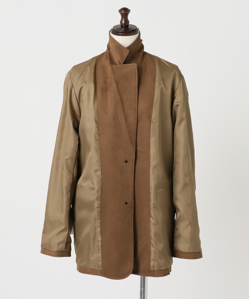 JOURNAL STANDARD relume(ジャーナルスタンダード レリューム)の「フェイクレザーシングルジャケット(テーラードジャケット・レディース・チョコ/ブラウン・FREE)」の22枚目の写真