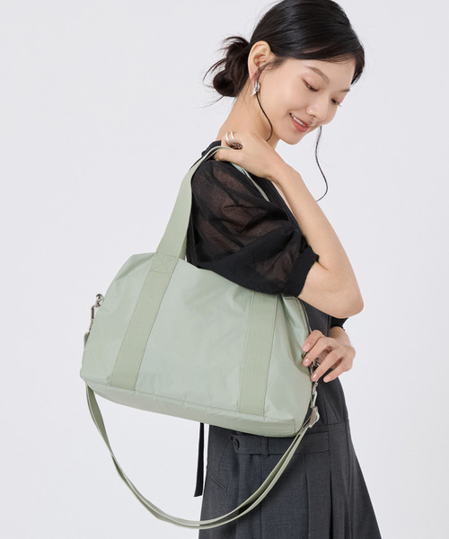 ESSENTIAL E/W BOWLER TOTE グリーンカーキC（トートバッグ