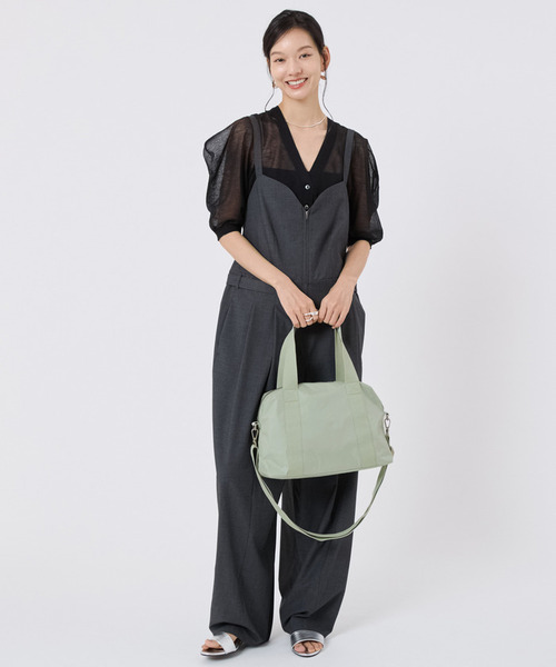 LeSportsac(レスポートサック)の「ESSENTIAL E/W BOWLER TOTE グリーンカーキC(トートバッグ・レディース・グリーン・FREE)」の3枚目の写真