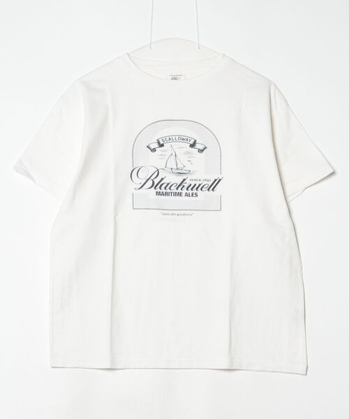 THE SHINZONE(ザ シンゾーン)の「Blackwell TEE 26AMSCU11(Tシャツ/カットソー・レディース・グレー/ホワイト/グリーン・FREE)」の1枚目の写真