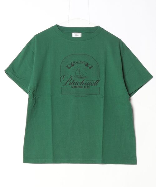 THE SHINZONE(ザ シンゾーン)の「Blackwell TEE 26AMSCU11(Tシャツ/カットソー・レディース・グレー/ホワイト/グリーン・FREE)」の3枚目の写真