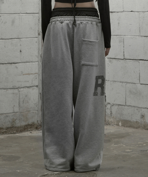ROCKCAKE(ロックケーキ)の「RCK Layered Wide 2way Jogger - Gray(スウェットパンツ・レディース・その他・SMALL/X-SMALL)」の6枚目の写真