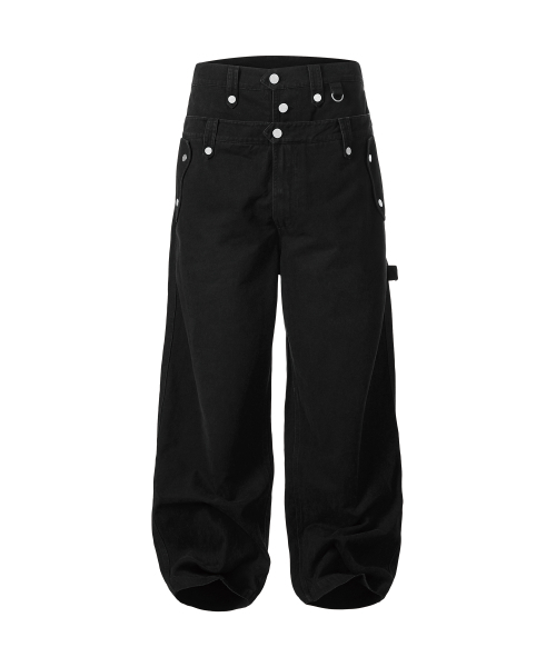 THEVINYLHOUSE(ザバイニルハウス)の「DOUBLE POCKET LAP PANTS BLACK(その他パンツ・メンズ・その他・MEDIUM/LARGE)」の2枚目の写真