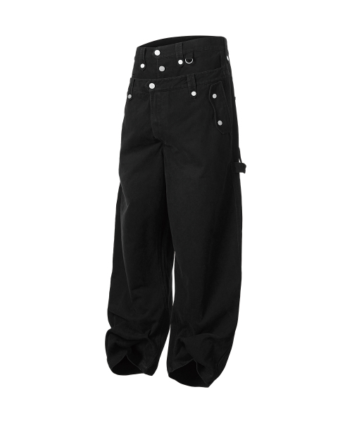 THEVINYLHOUSE(ザバイニルハウス)の「DOUBLE POCKET LAP PANTS BLACK(その他パンツ・メンズ・その他・MEDIUM/LARGE)」の3枚目の写真