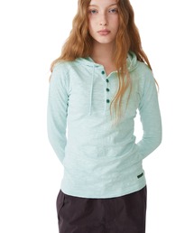 Slub Hooded LS Tee