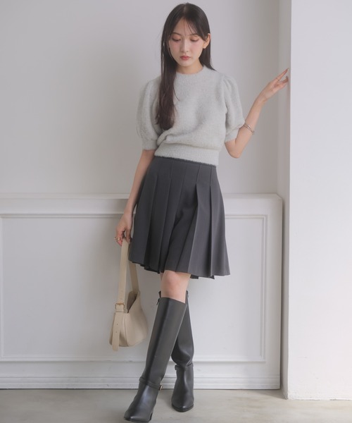 NOELA(ノエラ)の「ラメシャギーニット(ニット/セーター・レディース・ライトグリーン/オフホワイト/ベージュ/イエロー・FREE)」の3枚目の写真
