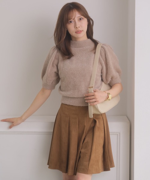 NOELA(ノエラ)の「ラメシャギーニット(ニット/セーター・レディース・ライトグリーン/オフホワイト/ベージュ/イエロー・FREE)」の19枚目の写真