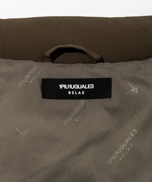1PIU1UGUALE3  RELAX （ウノピゥウノウグァーレトレ リラックス）の「1PIU1UGUALE3 RELAX(ウノピゥウノウグァーレトレ リラックス)カモ柄エンボスダウンジャケット（ダウンジャケット/コート・メンズ・カーキ/ブラック・S/XL/L/M/XXL）」の6枚目の写真