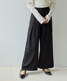 【Noka】クロスタックワイドパンツ《WEB限定》