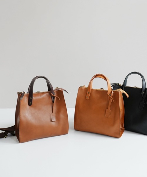 TIDEWAY（タイドウェイ）の「OIL SHRINK 3way RUCK（バックパック/リュック・レディース・ブラック/ブラウン/キャメル・FREE）」の20枚目の写真