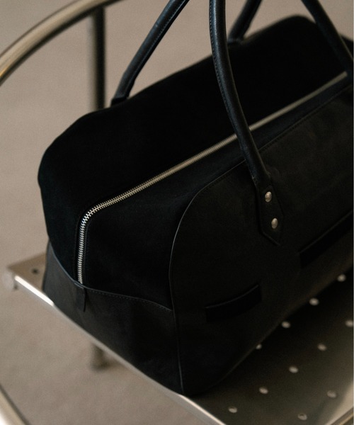 soerte(ソエルテ)の「Modern Classic Cow Leather Boston Bag/モダンクラシックカウレザーボストンバッグ(ハンドバッグ・メンズ・ブラック・FREE)」の12枚目の写真