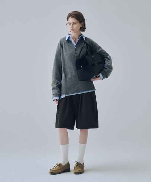 soerte(ソエルテ)の「Modern Classic Cow Leather Boston Bag/モダンクラシックカウレザーボストンバッグ(ハンドバッグ・メンズ・ブラック・FREE)」の10枚目の写真