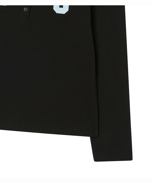PRENDA(プレンダ)の「EQUESTRIAN HENLEY LONG SLEEVE BLACK(Tシャツ/カットソー・レディース・その他・FREE)」の6枚目の写真