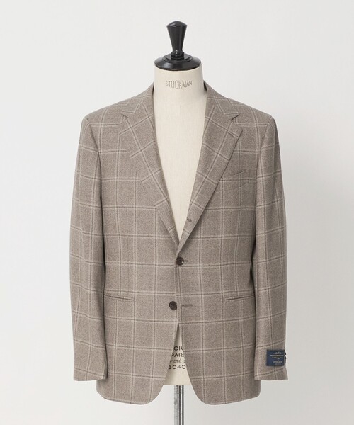 UNITED ARROWS(ユナイテッドアローズ)の「Vitale Barberis Canonico ウィンドウペン シングル 3ボタン スーツ MC―MODEL(セットアップ・メンズ・ベージュ・48/46)」の7枚目の写真