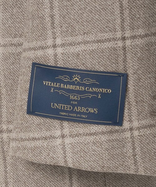 UNITED ARROWS(ユナイテッドアローズ)の「Vitale Barberis Canonico ウィンドウペン シングル 3ボタン スーツ MC―MODEL(セットアップ・メンズ・ベージュ・48/46)」の14枚目の写真