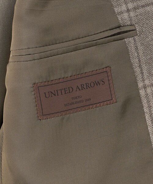 UNITED ARROWS(ユナイテッドアローズ)の「Vitale Barberis Canonico ウィンドウペン シングル 3ボタン スーツ MC―MODEL(セットアップ・メンズ・ベージュ・48/46)」の15枚目の写真