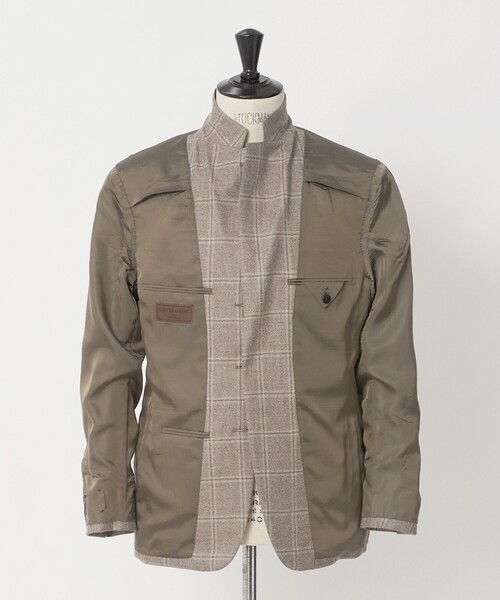 UNITED ARROWS(ユナイテッドアローズ)の「Vitale Barberis Canonico ウィンドウペン シングル 3ボタン スーツ MC―MODEL(セットアップ・メンズ・ベージュ・48/46)」の16枚目の写真