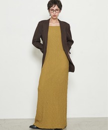 【2026秋冬新作】Shirred American Sleeve One-piece｜シャーリングアメスリワンピース