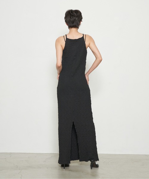 OFROOM(オフルーム)の「【2026秋冬新作】Shirred American Sleeve One-piece|シャーリングアメスリワンピース(ワンピース・レディース・ブラウン/ブラック/マスタード・MT/MEDIUM)」の11枚目の写真