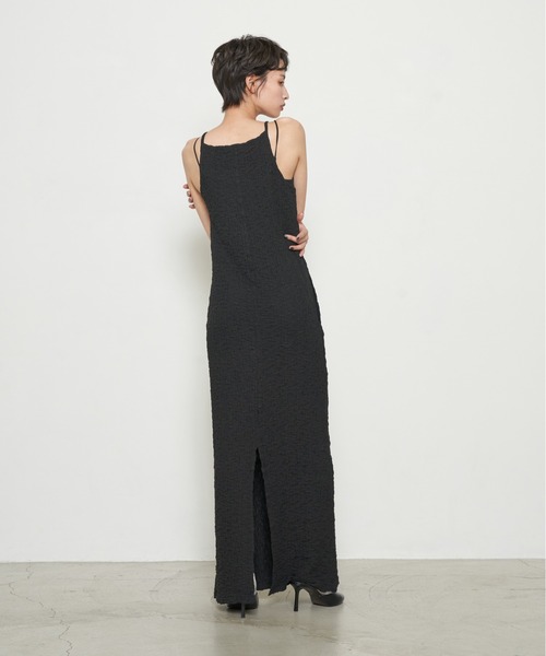 OFROOM(オフルーム)の「【2026秋冬新作】Shirred American Sleeve One-piece|シャーリングアメスリワンピース(ワンピース・レディース・ブラウン/ブラック/マスタード・MT/MEDIUM)」の12枚目の写真