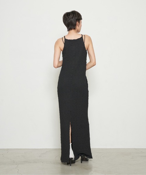 OFROOM(オフルーム)の「【2026秋冬新作】Shirred American Sleeve One-piece|シャーリングアメスリワンピース(ワンピース・レディース・ブラウン/ブラック/マスタード・MT/MEDIUM)」の13枚目の写真
