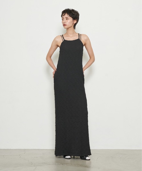 OFROOM(オフルーム)の「【2026秋冬新作】Shirred American Sleeve One-piece|シャーリングアメスリワンピース(ワンピース・レディース・ブラウン/ブラック/マスタード・MT/MEDIUM)」の16枚目の写真
