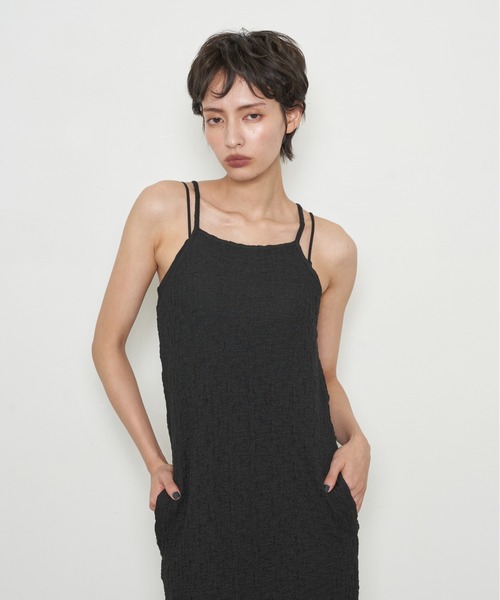 OFROOM(オフルーム)の「【2026秋冬新作】Shirred American Sleeve One-piece|シャーリングアメスリワンピース(ワンピース・レディース・ブラウン/ブラック/マスタード・MT/MEDIUM)」の20枚目の写真