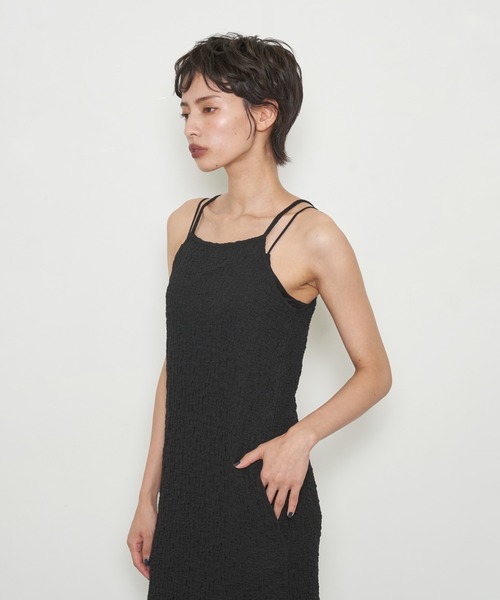 OFROOM(オフルーム)の「【2026秋冬新作】Shirred American Sleeve One-piece|シャーリングアメスリワンピース(ワンピース・レディース・ブラウン/ブラック/マスタード・MT/MEDIUM)」の22枚目の写真